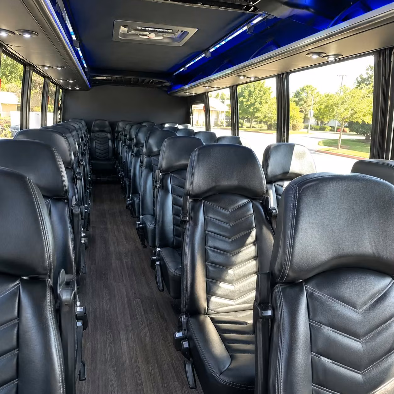 25 passenger minibus inside