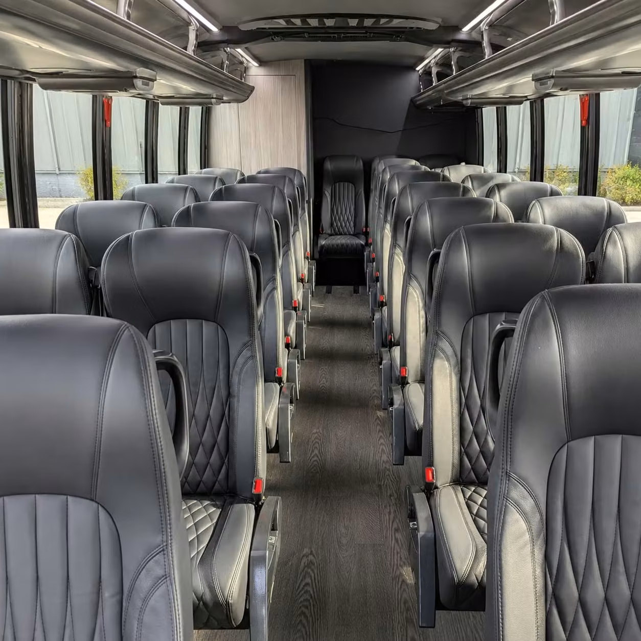 28 passenger minibus inside