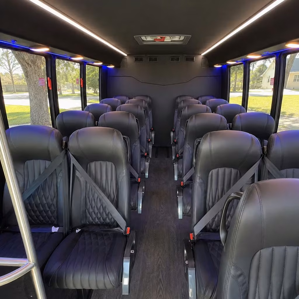 35 passenger minibus interior