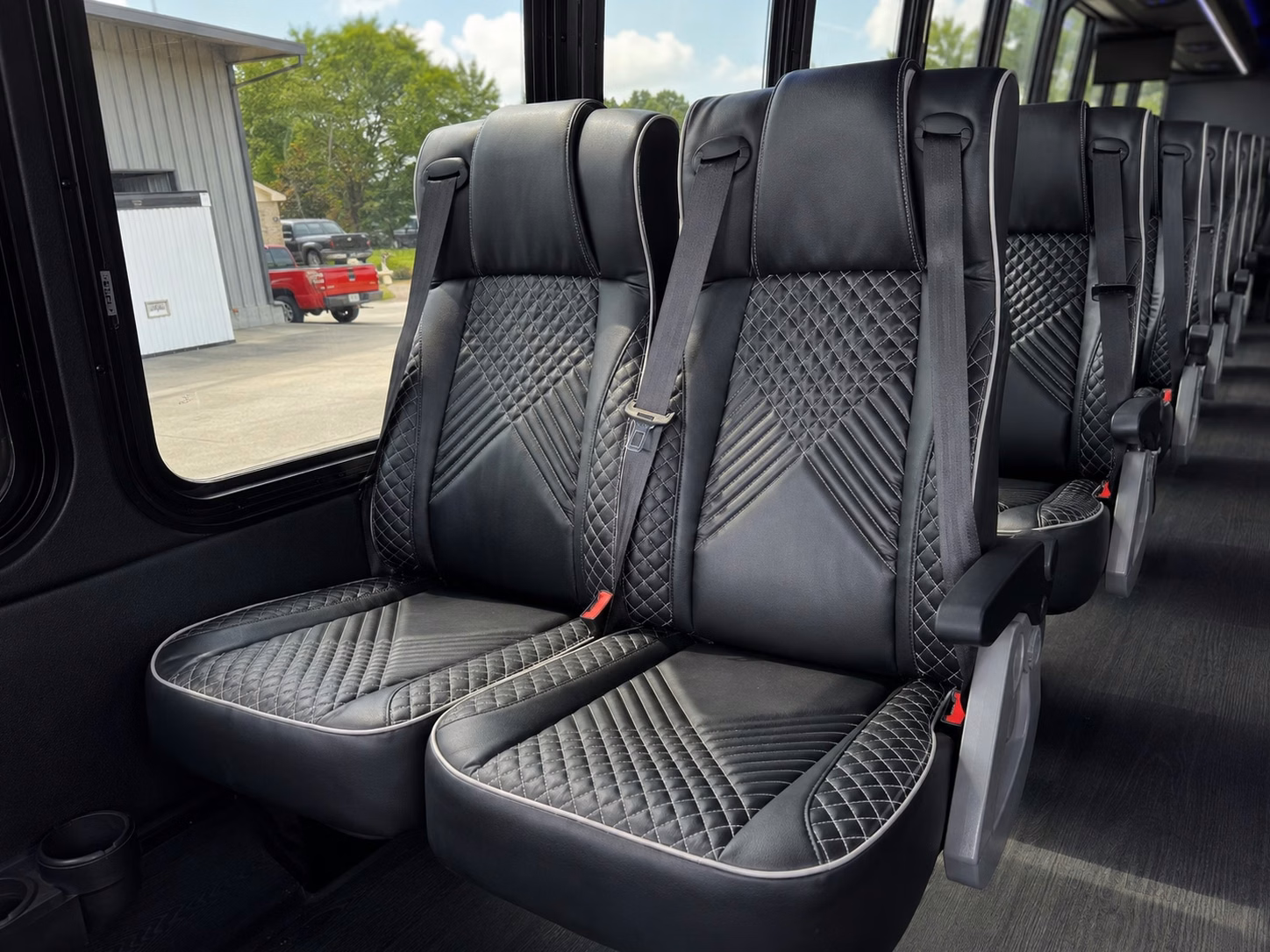 irving charter bus rental inside