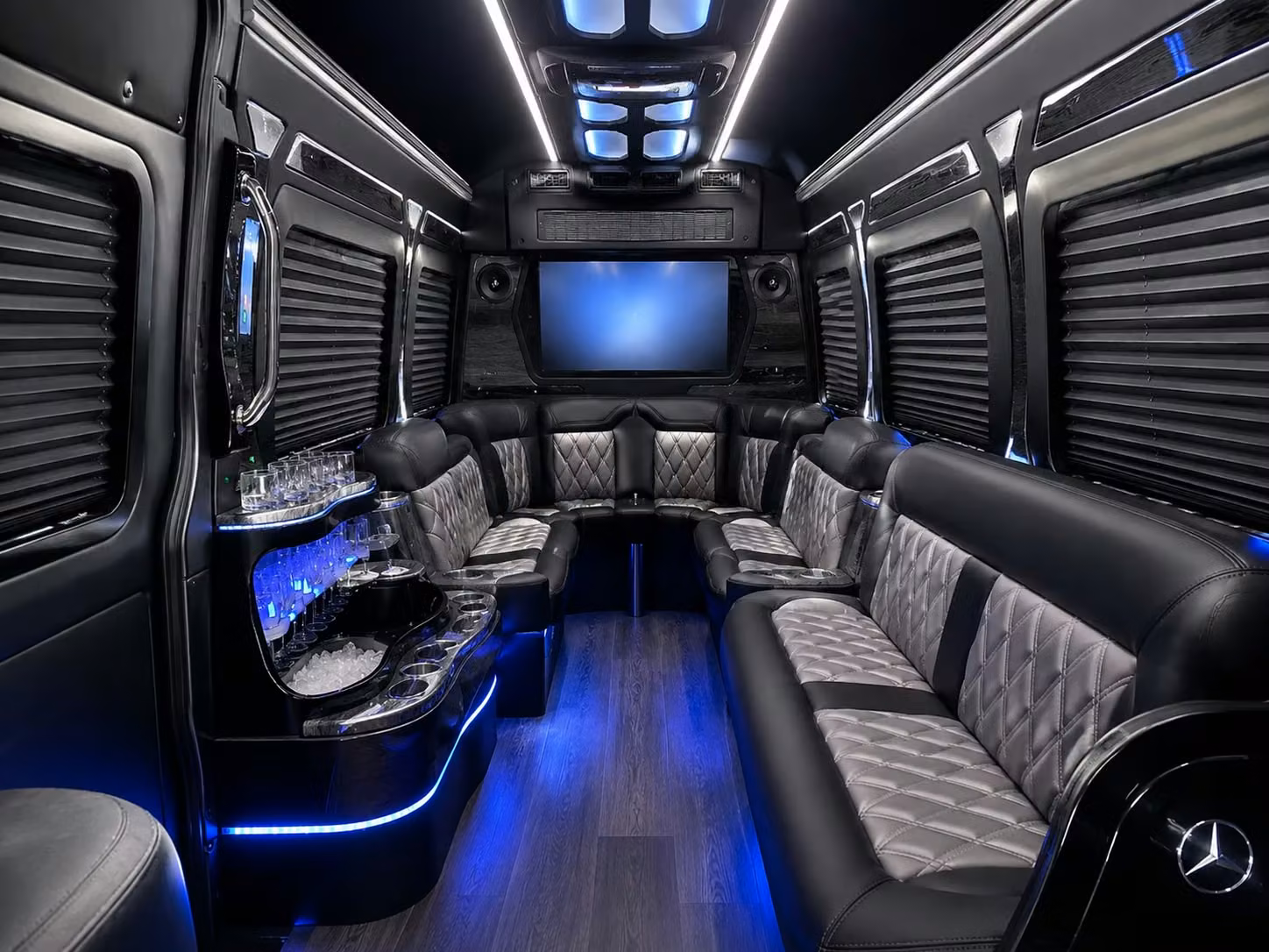 sprinter van transportation for groups and events across irving